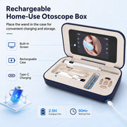 Sofbunny A03 rechargeable visual ear care kit with built-in screen and Type-C charging