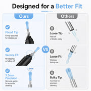 Sofbunny visual ear cleaner with secure 3.5 mm silicone tip for a stable fit
